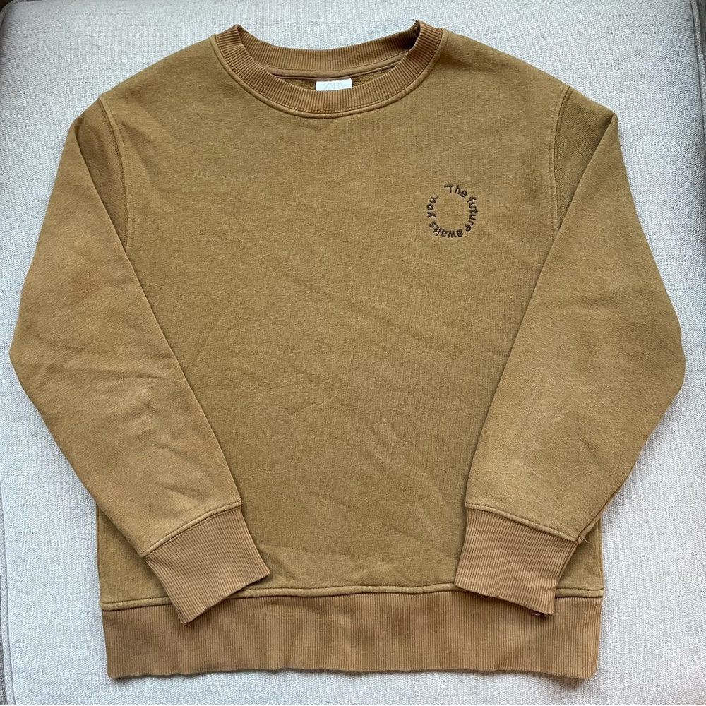 Zara Kids Brown Sweatshirt - Size 9 Unisex